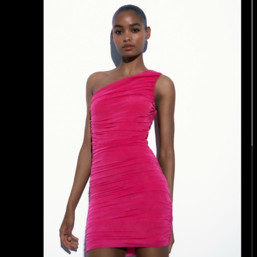 💗ORGANZA ASYMMETRIC DRESS